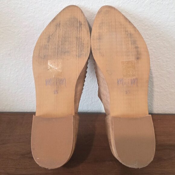 Mi.iM Freesia D’orsay Tab Basket Woven Leather Flats Sz 8.5 - Picture 7 of 8